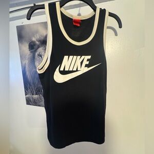 Nike Black Tank with White Trim